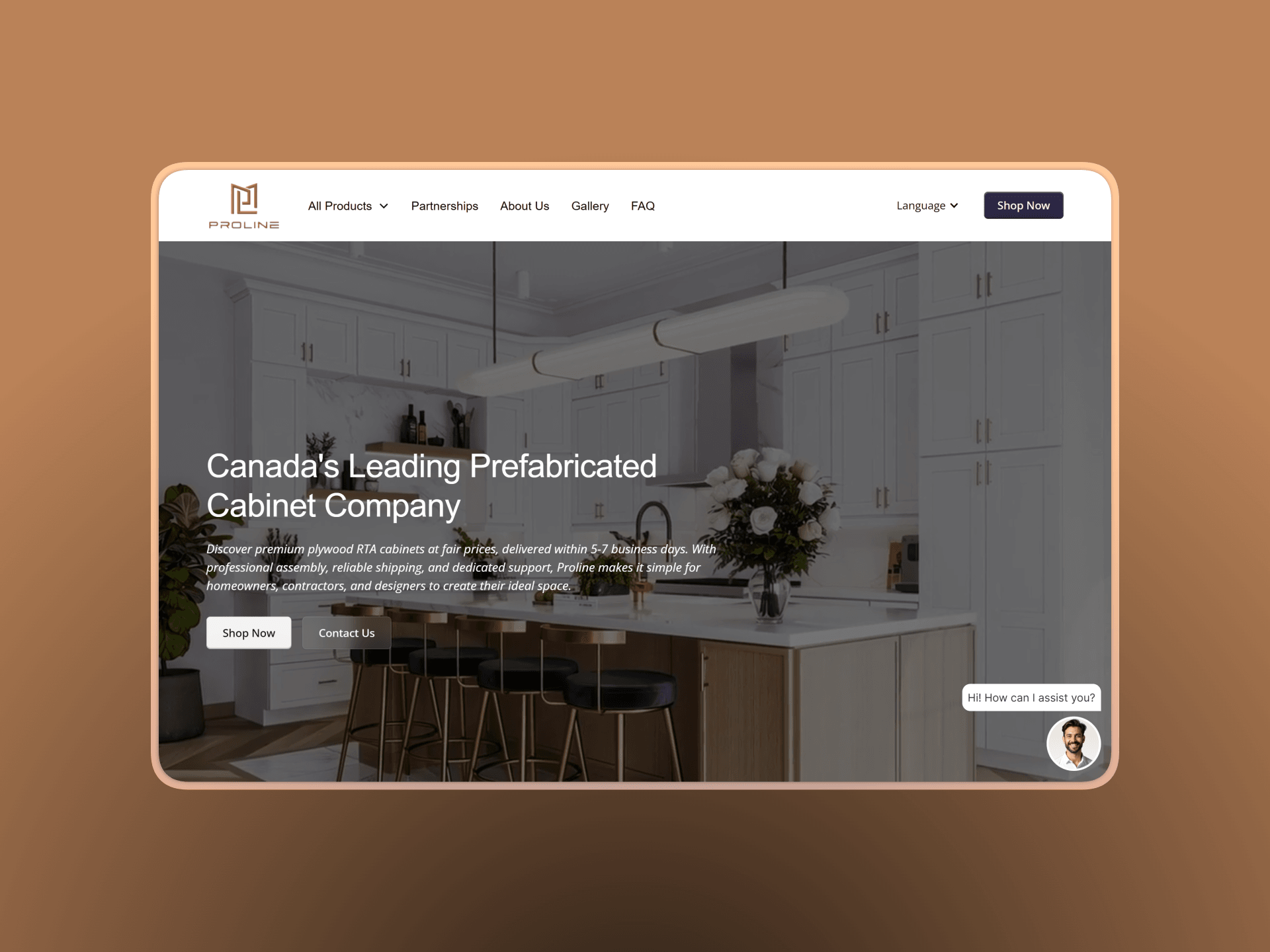Proline Cabinetry, Ecommerce Design & Development